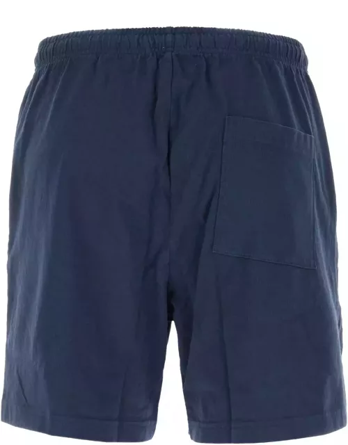 The Harmony Navy Blue Cotton Bermuda Short