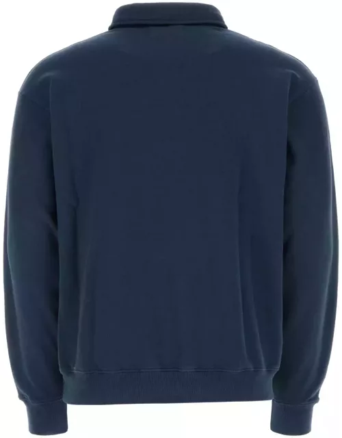 The Harmony Navy Blue Cotton Polo Shirt