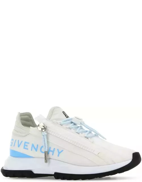 Givenchy White Fabric And Leather Spectre Sneaker