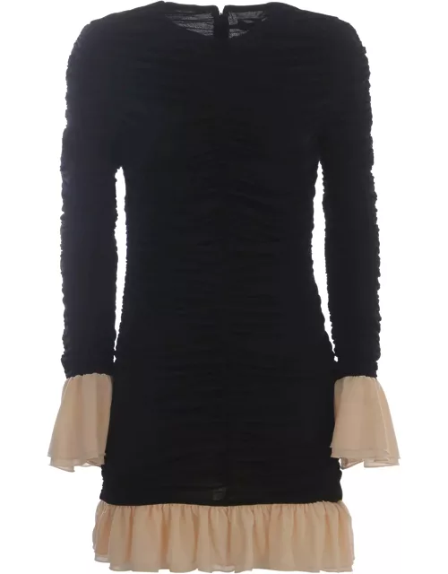 Rotate by Birger Christensen Dress Rotate two-tone