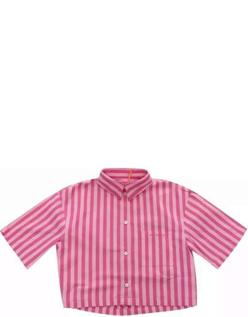 Max & Co. Pink Striped Shirt