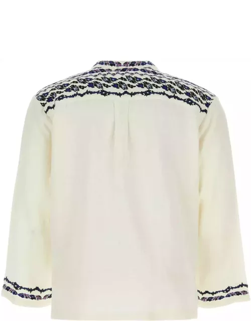 Isabel Marant Ivory Cotton Cikariah Shirt