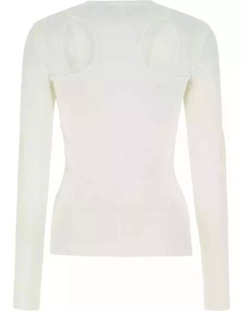Givenchy White Stretch Nylon Top