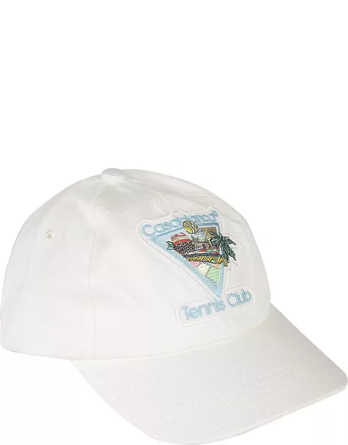 Casablanca Embroidered Patched Cap