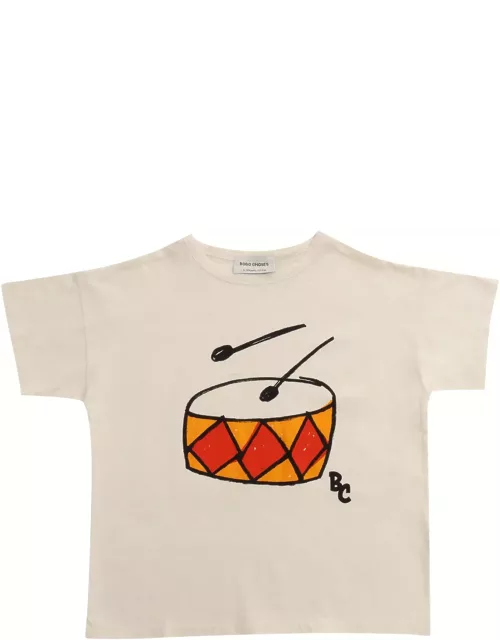 Bobo Choses White T-shirt With Pattern