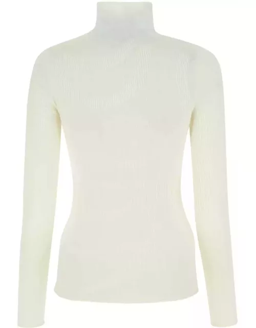 Dion Lee Ivory Stretch Wool Blend Top