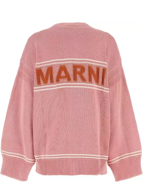 Marni Pink Cotton Cardigan