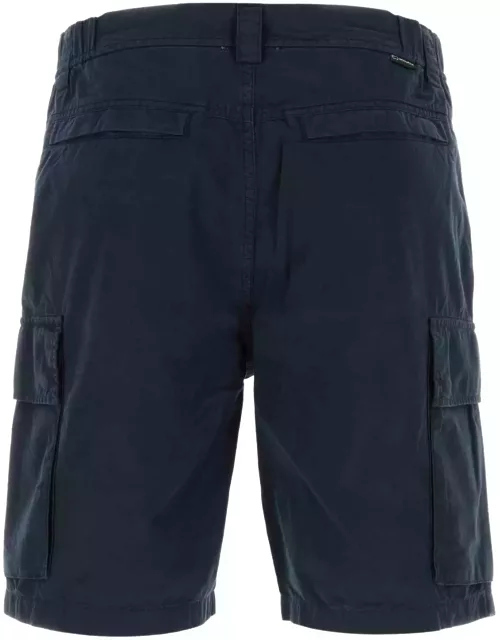Woolrich Blue Cotton Bermuda Short