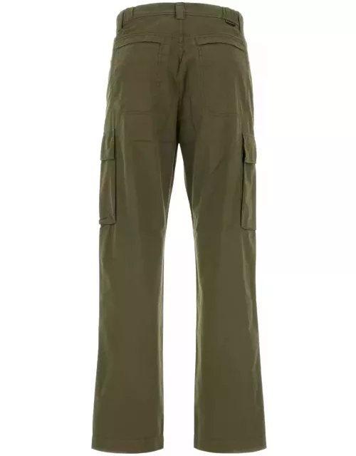 Woolrich Army Green Cotton Pant