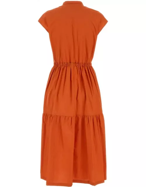 Woolrich Orange Cotton Dres