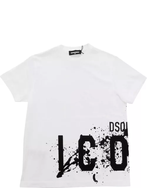 Dsquared2 White T-shirt With Logo