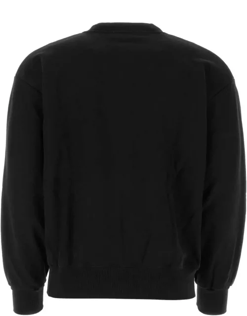 Aries Black Cotton Sweatshirt