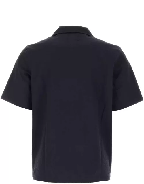 Howlin Navy Blue Stretch Cotton Cocktail Shirt