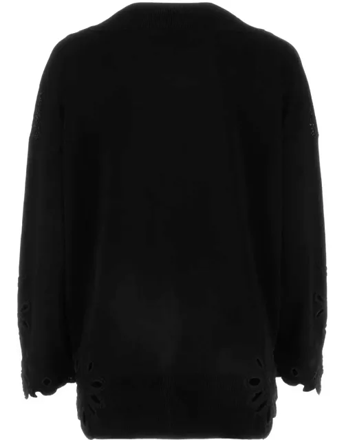 Ermanno Scervino Black Viscose Blend Sweater