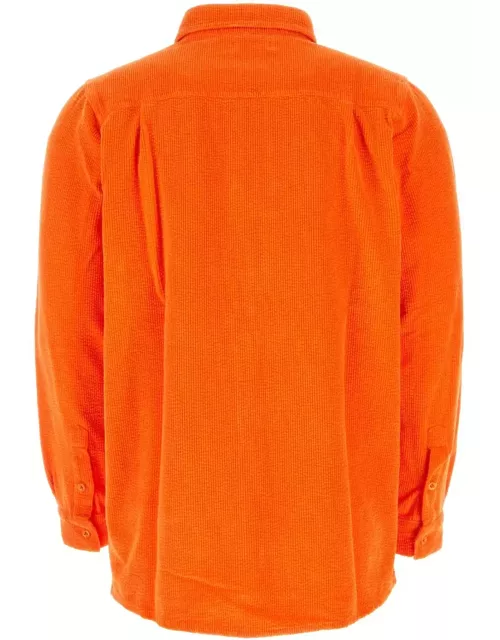 ERL Orange Corduroy Shirt
