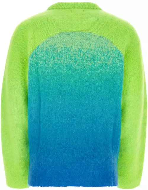 ERL Multicolor Mohair Blend Sweater