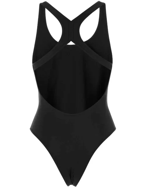 Ami Alexandre Mattiussi Black Stretch Nylon Swimsuit