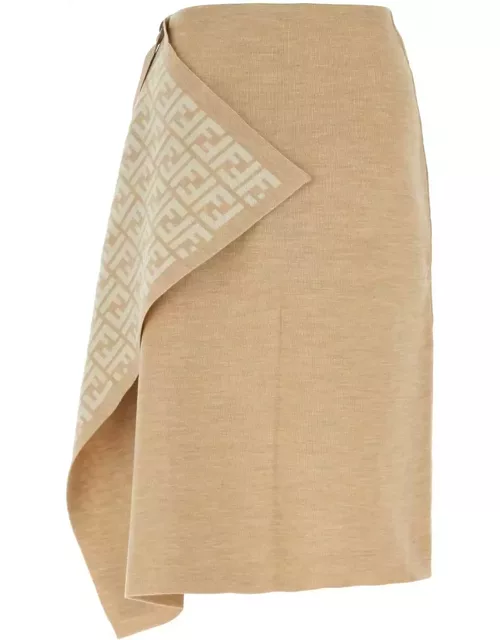 Fendi Wool Blend Skirt