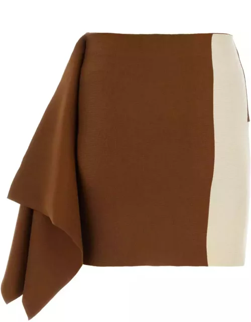Fendi Wool Mini Skirt