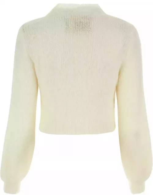 Marni Ivory Acetate Blend Sweater