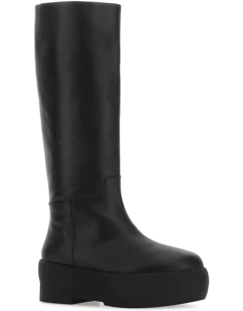GIA BORGHINI Black Leather Gia 16 Boot