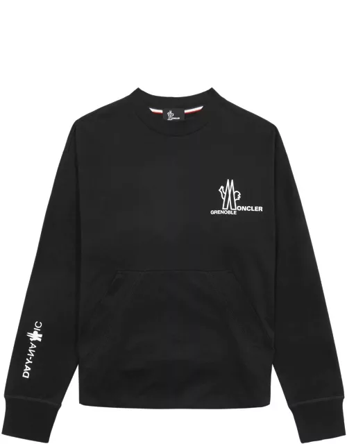 Moncler Grenoble Day-Namic Logo Cotton Sweatshirt - Black
