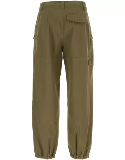 Loewe Army Green Cotton Pant