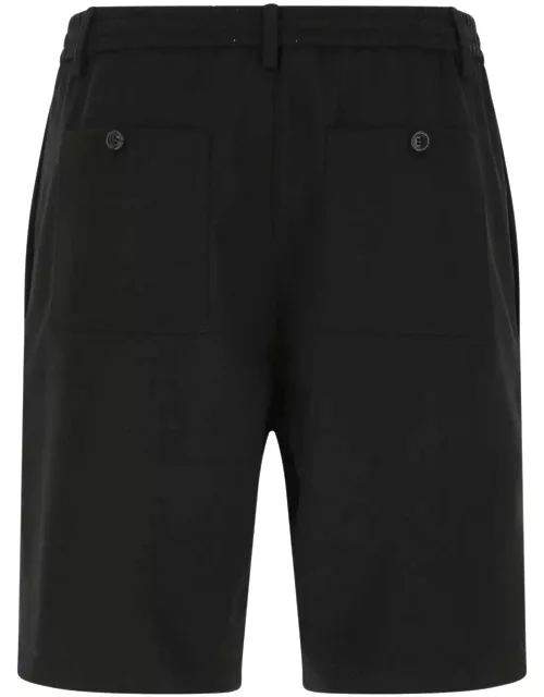 Ami Alexandre Mattiussi Black Polyester Blend Bermuda Short