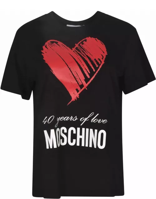 Moschino 40 Years Of Love T-shirt