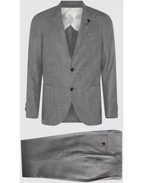 Lardini Grey Wool Suit