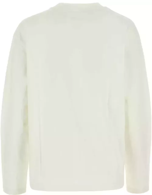 Jil Sander Ivory Cotton T-shirt