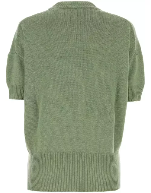 Jil Sander Pastel Green Wool Sweater