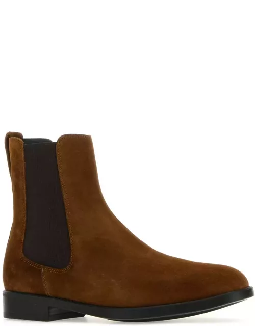 Tom Ford Caramel Suede Ankle Boot