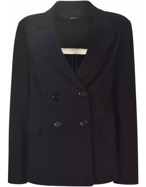 'S Max Mara Double-breasted Fitted Blazer