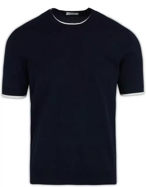 Paolo Pecora Short-sleeved Knitted T-shirt
