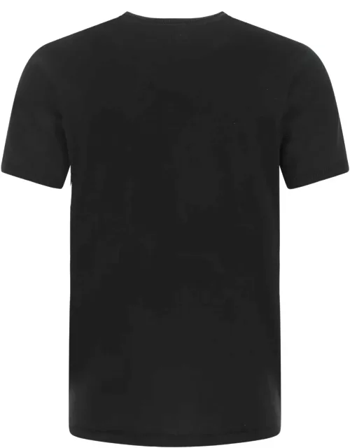 Aspesi Black Cotton T-shirt