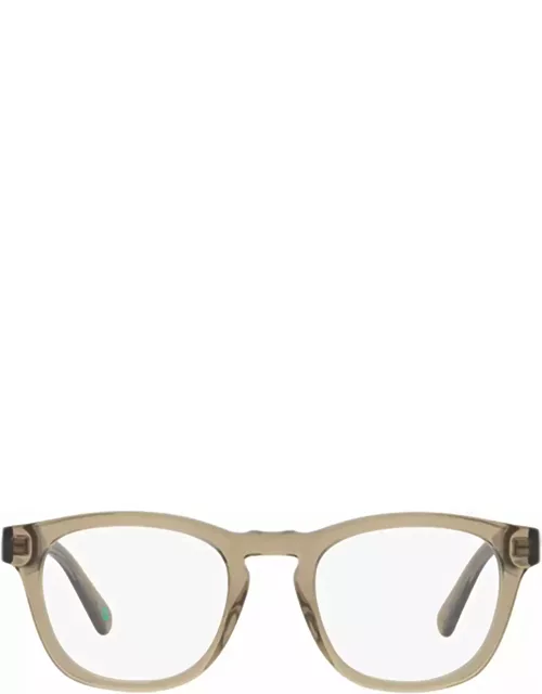 Polo Ralph Lauren Ph2258 Shiny Transparent Light Brown Glasse