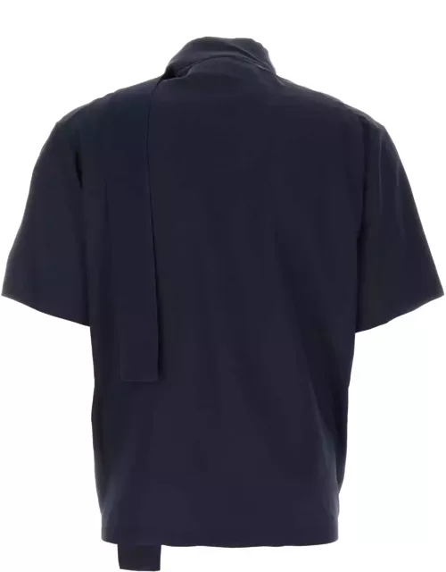 Valentino Garavani Midnight Blue Silk Shirt