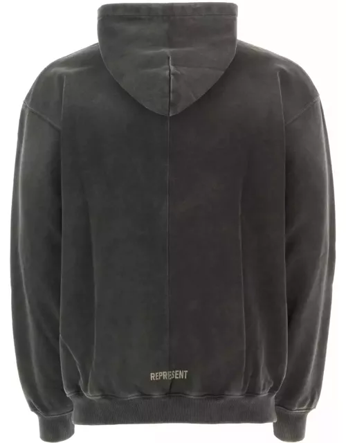 REPRESENT Black Cotton Sweatshirt