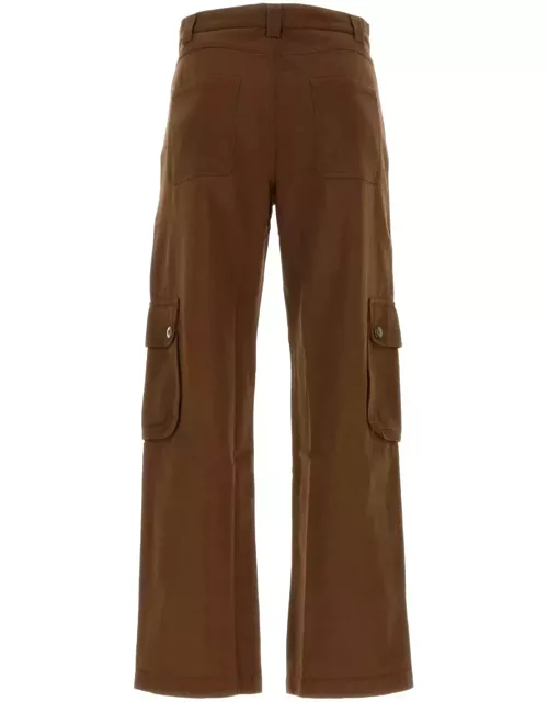Gimaguas Brown Cotton Morris Cargo Pant