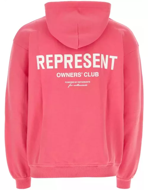REPRESENT Dark Pink Cotton Sweatshirt