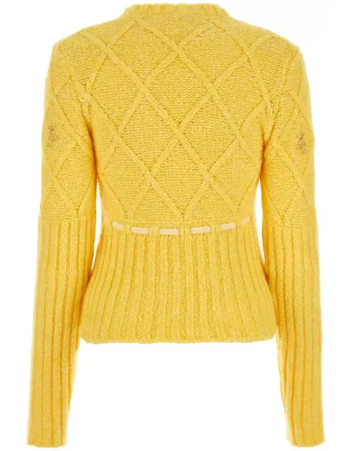 Cormio Yellow Wool Blend Sweater