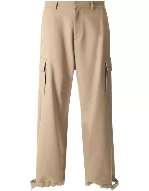 Off-White Cargo Pants With Logo