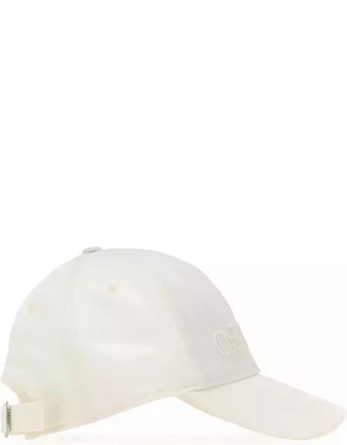Off-White White Cotton Baseball Cap