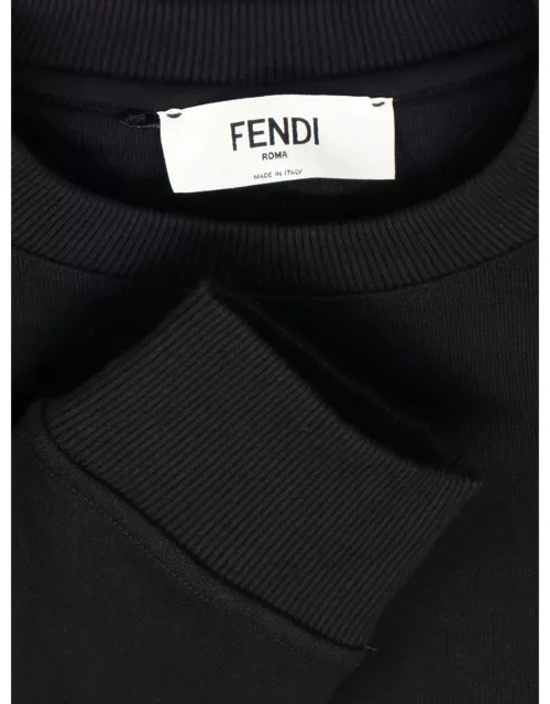 Fendi Logo Cropped Sweatshirt