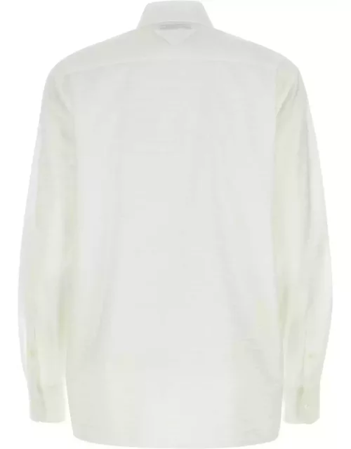 Prada White Cotton Shirt