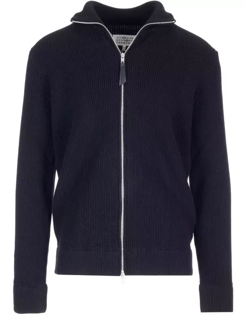 Maison Margiela Knitted Cardigan With Zip