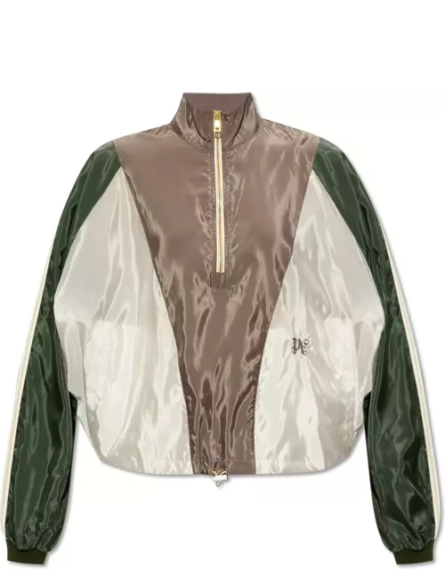Palm Angels Jacket With Standing Collar