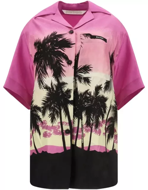 Palm Angels Sunset Print Shirt