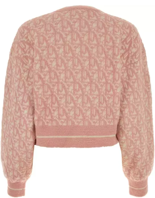 Palm Angels Embroidered Nylon Blend Sweater